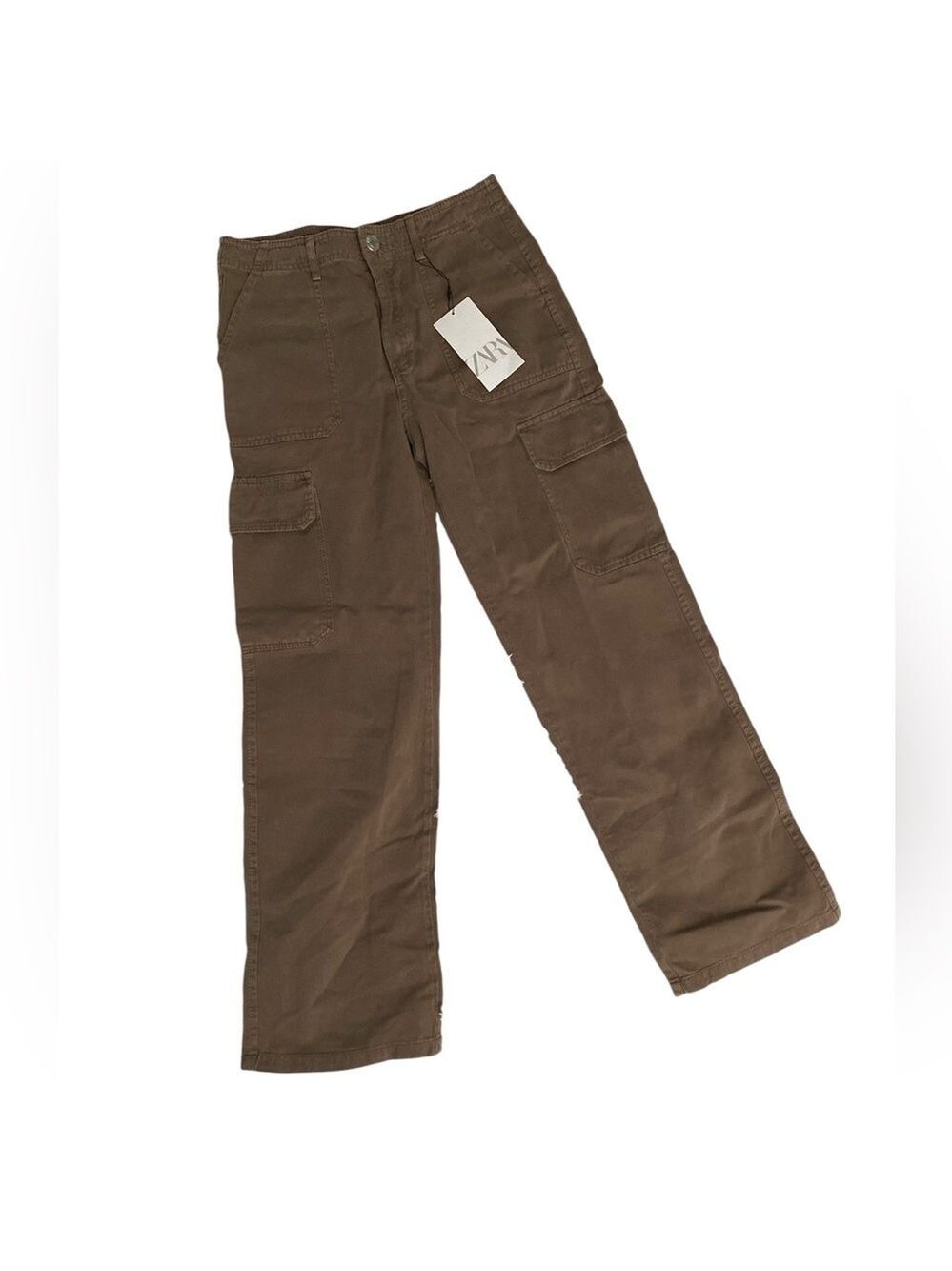 NWT Zara cocoa brown cargo pants